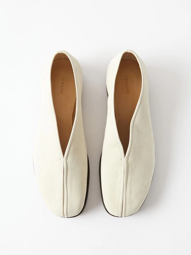 商品Lemaire|Piped suede slip-on shoes,价格¥2571,第3张图片详细描述