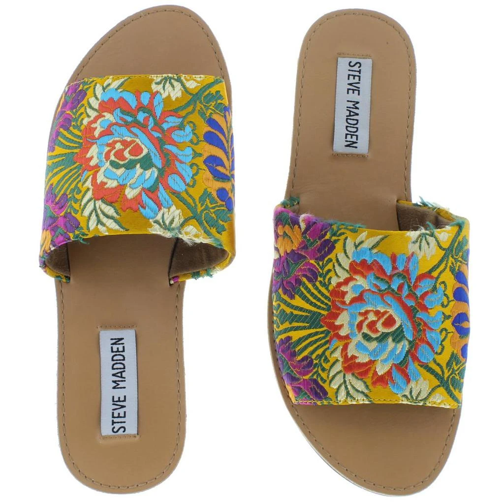 商品Steve Madden|Steve Madden Womens Grace Slip On Open Toe Flat Sandals,价格¥238,第1张图片