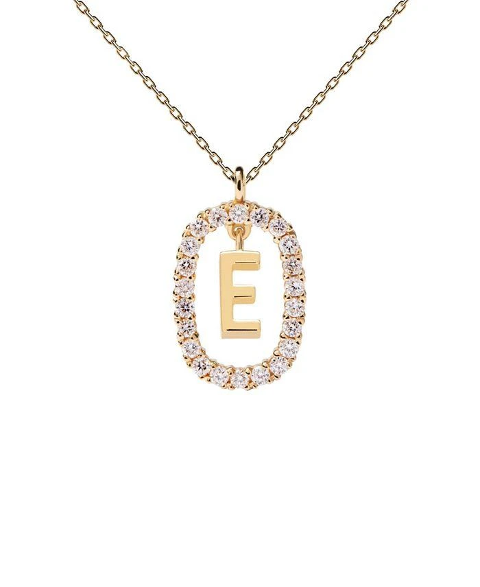 商品PDPAOLA|Women's Diamonds and Gold Letter Necklace,价格¥10588,第1张图片