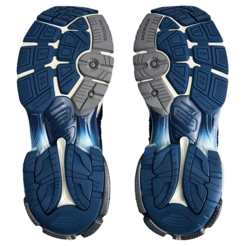 商品[国内直发] Balenciaga|巴黎世家 Runner Gradient 做旧款 圆头系带 低帮 生活休闲鞋 男款 蓝色,价格¥6667,第8张图片详细描述