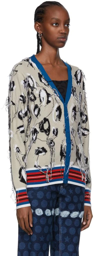 商品Charles Jeffrey Loverboy|Beige Merino Wool Cardigan,价格¥1573,第2张图片详细描述