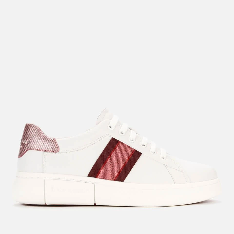 商品Kate Spade|KATE SPADE NEW YORK WOMEN'S KESWICK 2 CUPSOLE TRAINERS - OPTIC WHITE/GRENACHE,价格¥556,第1张图片