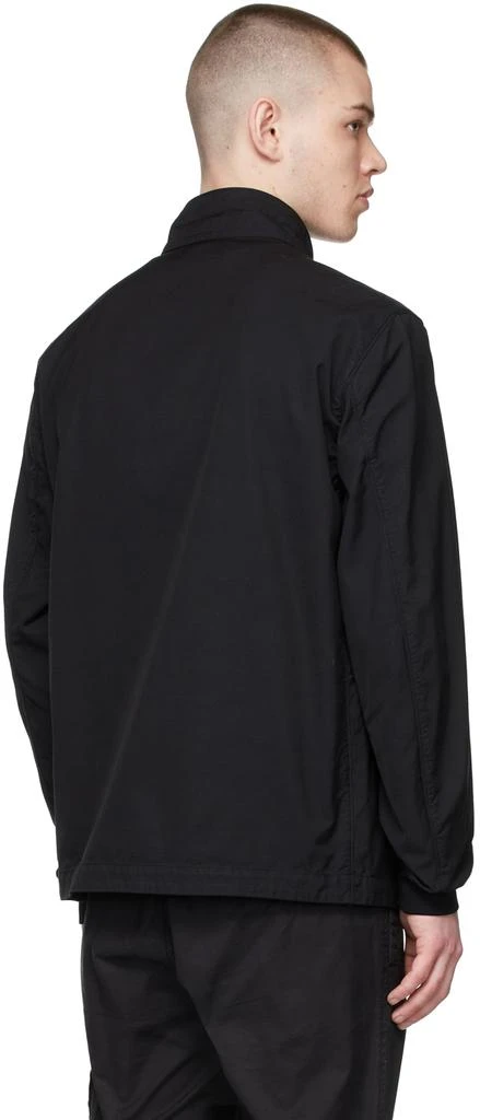 商品Stone Island|Black Garment-Dyed Batavia Jacket,价格¥3839,第3张图片详细描述