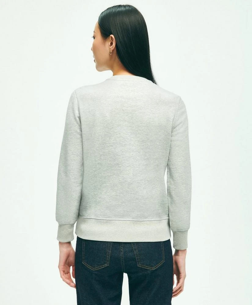 商品Brooks Brothers|Women's Cotton French Terry Lunar New Year Needlepoint Sweatshirt,价格¥987,第2张图片详细描述