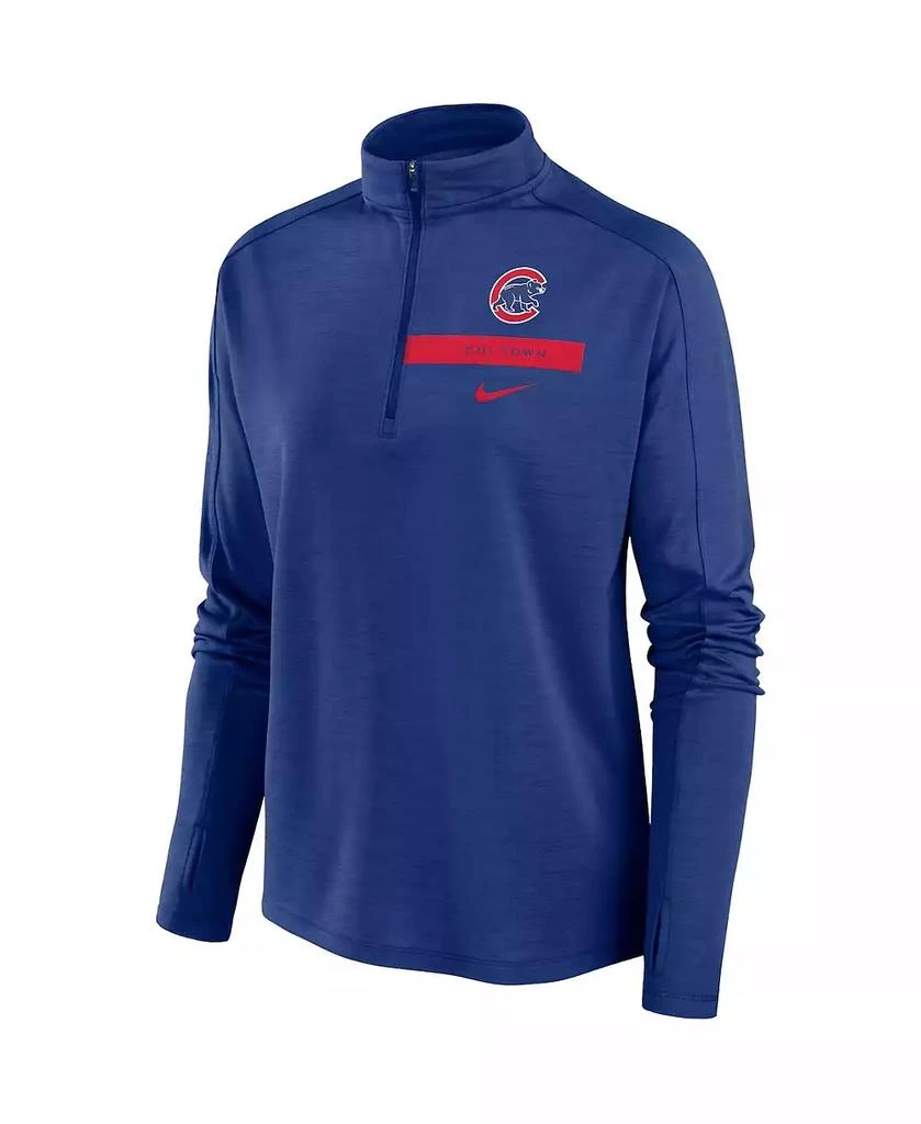 商品NIKE|Women's Royal Chicago Cubs Primetime Local Touch Pacer Quarter-Zip Top,价格¥421,第3张图片详细描述
