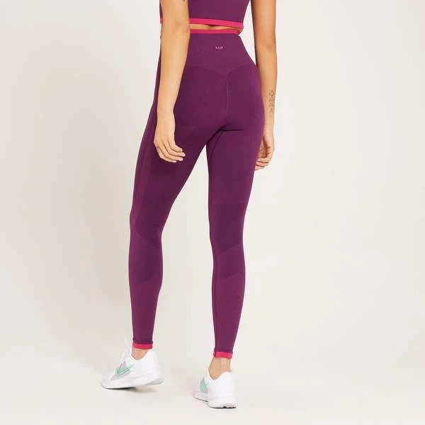 商品Myprotein|MP Women's Adapt Seamless Leggings - Dark Purple,价格¥255,第2张图片详细描述