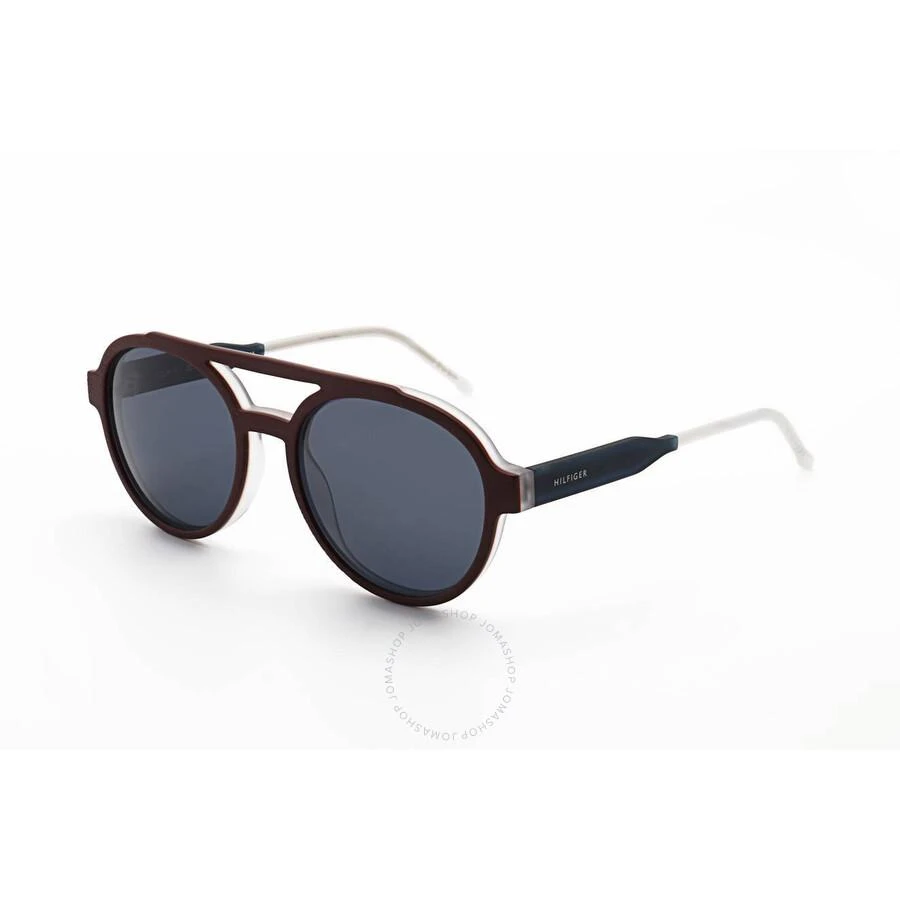 商品Tommy Hilfiger|Grey Round Men's Sunglasses TH 1391/S 0QRM 54,价格¥296,第1张图片