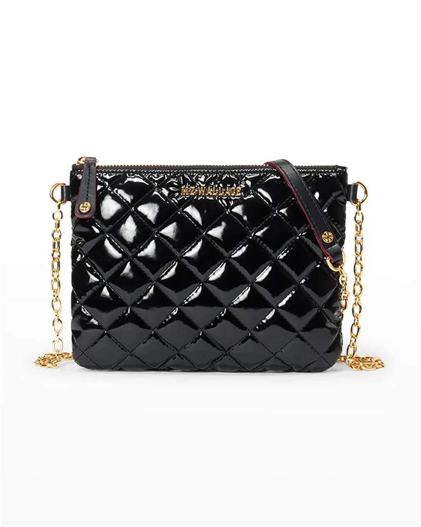 商品MZ Wallace|Ruby Patent Quilted Crossbody Bag,价格¥1120,第1张图片