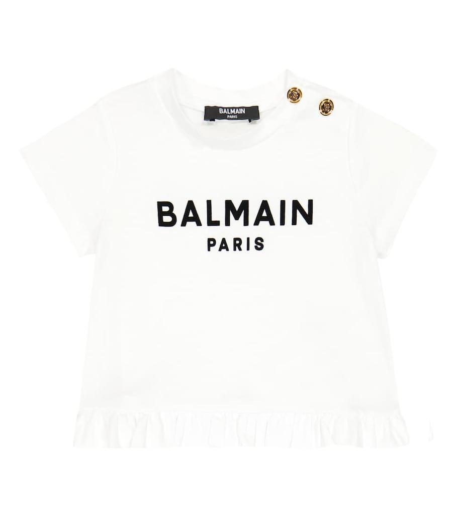 商品Balmain|Baby logo printed T-shirt,价格¥667,第1张图片