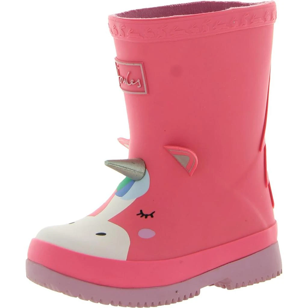 商品Joules|Joules Girls Baby Welly Print Pull On Rain Boots,价格¥130,第2张图片详细描述