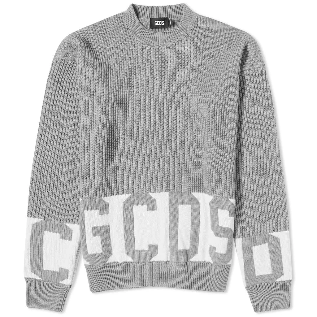 商品GCDS|GCDS Low Band Logo Crew Knit,价格¥3019,第1张图片