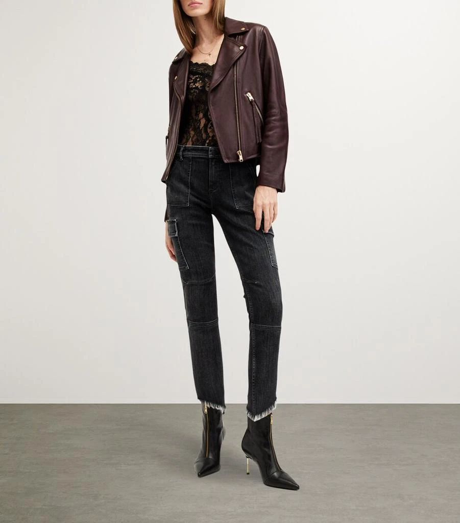 商品ALL SAINTS|Leather Dalby Biker Jacket,价格¥1998,第3张图片详细描述