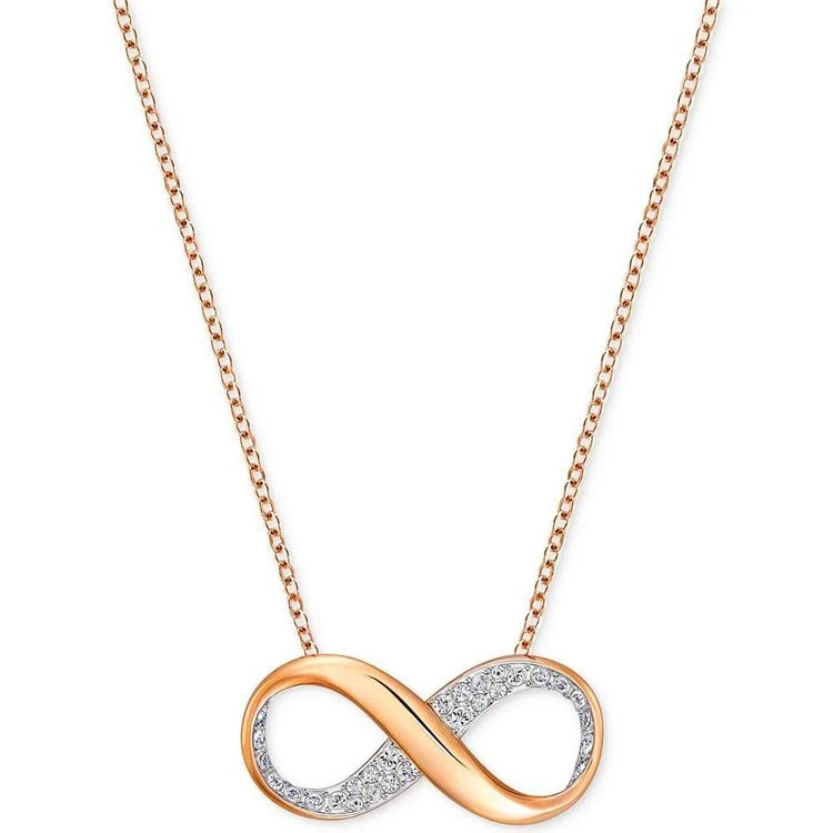 商品Swarovski|施华洛世奇水晶吊坠项链 Swarovski Crystal Pavé Infinity Pendant Necklace,价格¥552,第1张图片