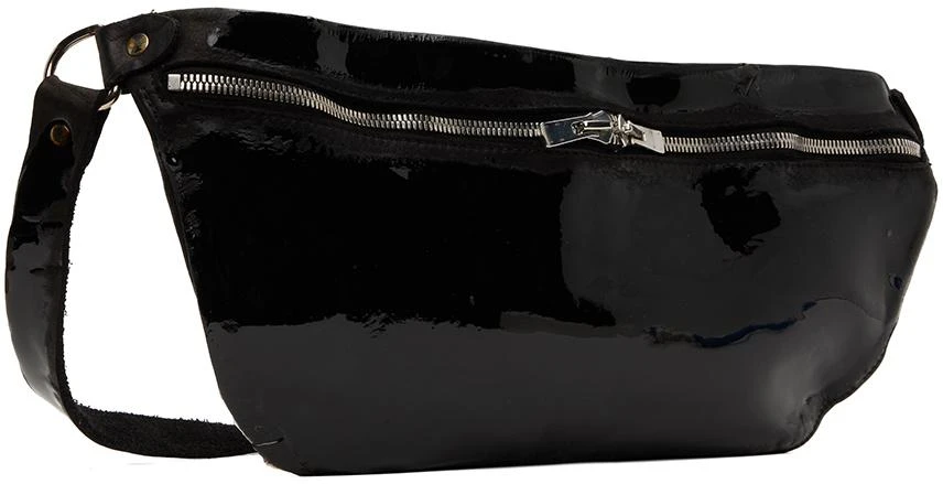商品guidi|Black Leather Messenger Bag,价格¥4836,第2张图片详细描述