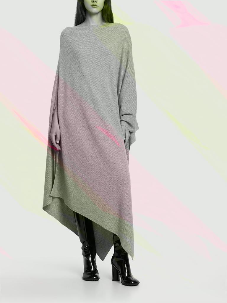 商品Michael Kors|One Shoulder Cashmere Knit Long Caftan,价格¥14600,第1张图片