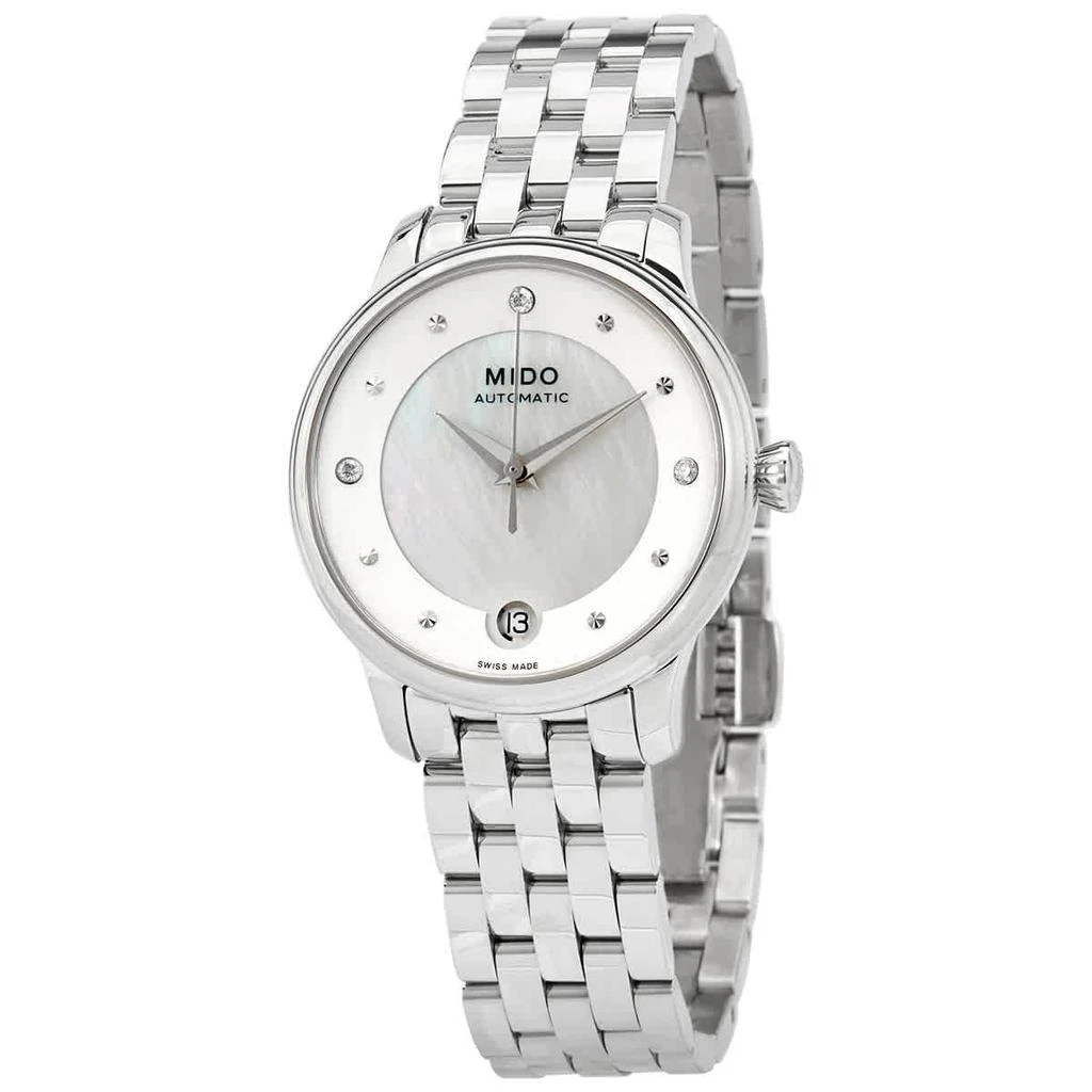 商品MIDO|Mido Baroncelli Automatic Diamond Ladies Watch M0392071110600,价格¥2615,第1张图片