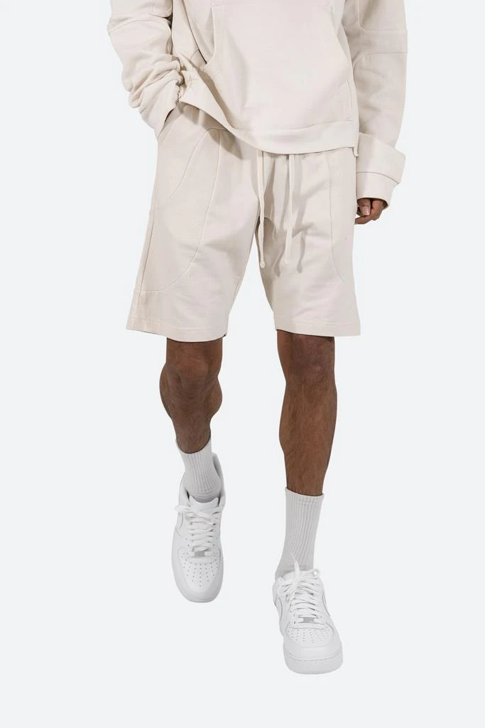 Geo Paneled Sweatshorts - Off White 商品