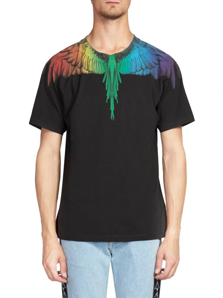 商品Marcelo Burlon|Rainbow Wings Tee,价格¥1905,第1张图片