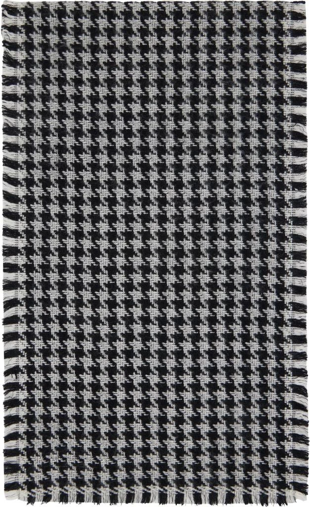 商品Acne Studios|Black & White Houndstooth Scarf,价格¥2833,第2张图片详细描述