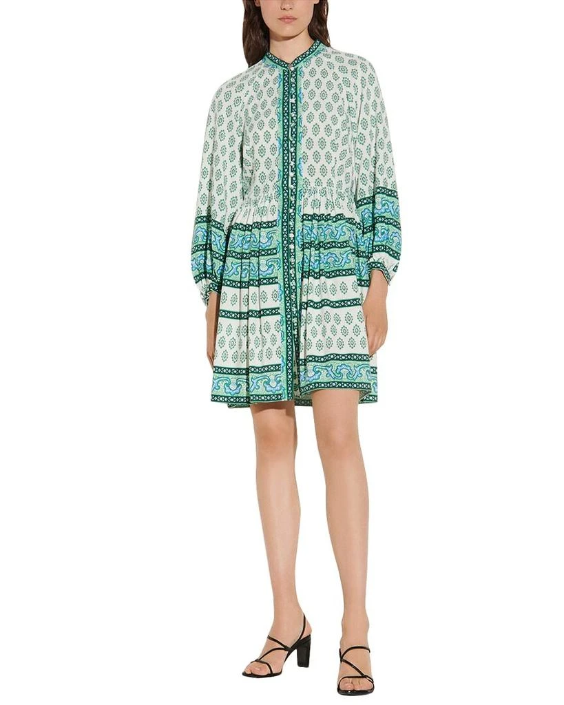 商品Sandro|Sandro Linen-Blend Dress,价格¥938,第1张图片