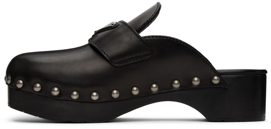 商品Prada|黑色 Studded 凉鞋,价格¥11667,第5张图片详细描述