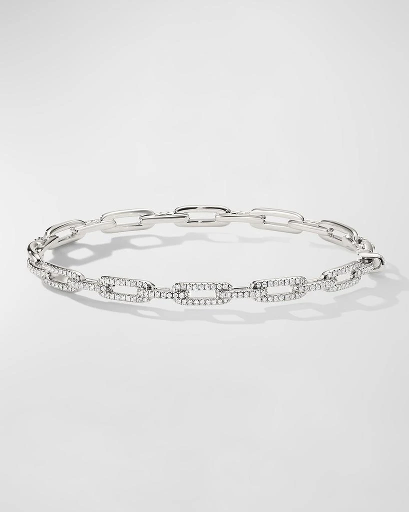 商品David Yurman|4mm Stax Chain Link Bracelet in 18K White Gold,价格¥37055,第4张图片详细描述