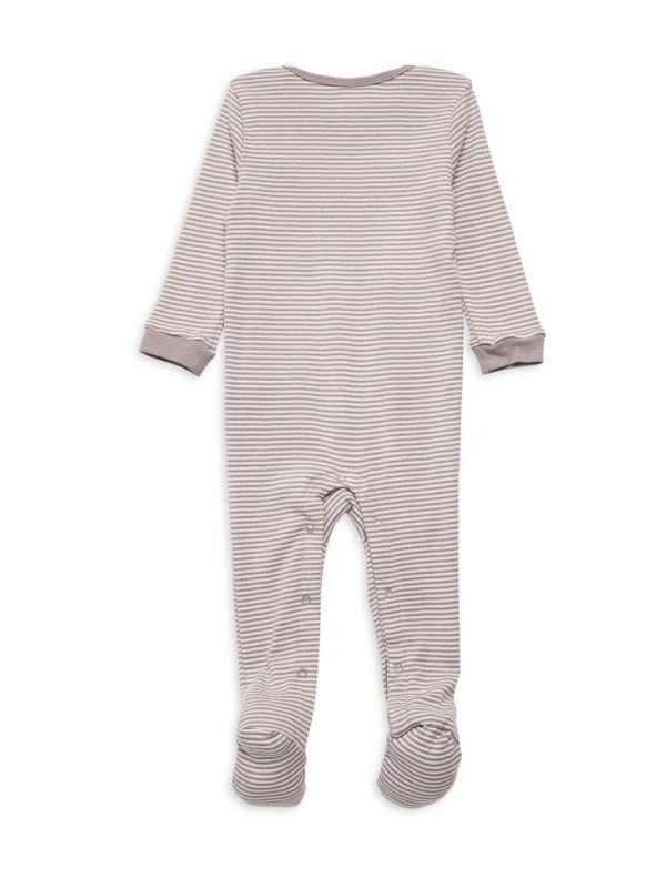 商品Calvin Klein|Baby Girl’s Striped Footie,价格¥135,第2张图片详细描述