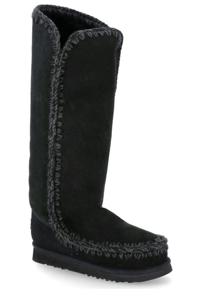 商品Mou|Mou Contarst Stitched Knee-Length Boots,价格¥2150,第2张图片详细描述