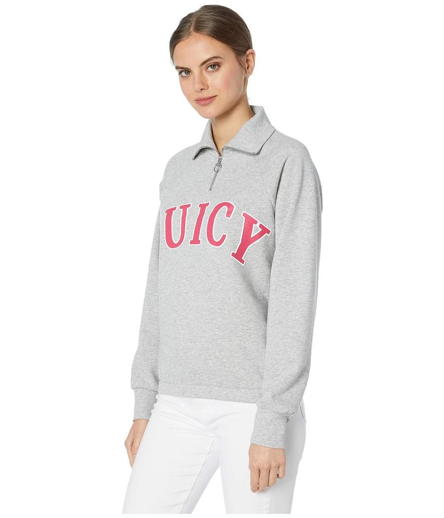 商品Juicy Couture|Raglan 1/2 Zip Fleece Pullover,价格¥301,第2张图片详细描述