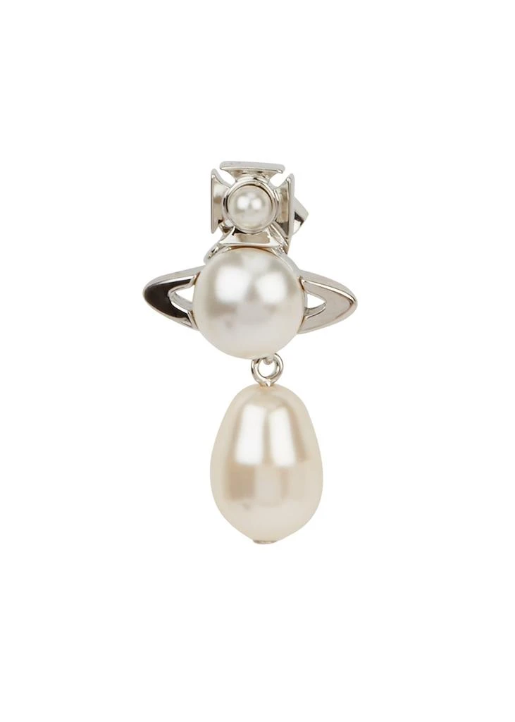 商品Vivienne Westwood|Inass pearl and silver-tone drop earrings,价格¥1202,第3张图片详细描述