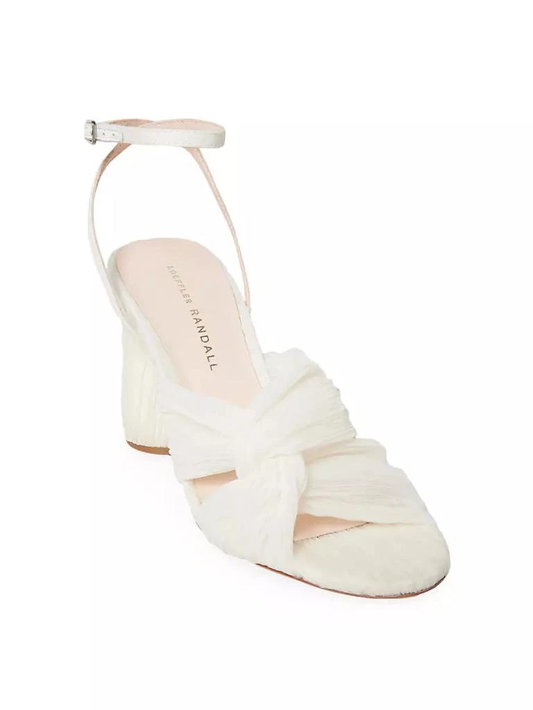 商品Loeffler Randall|Reed Pleated Twist Sandals,价格¥912,第2张图片详细描述