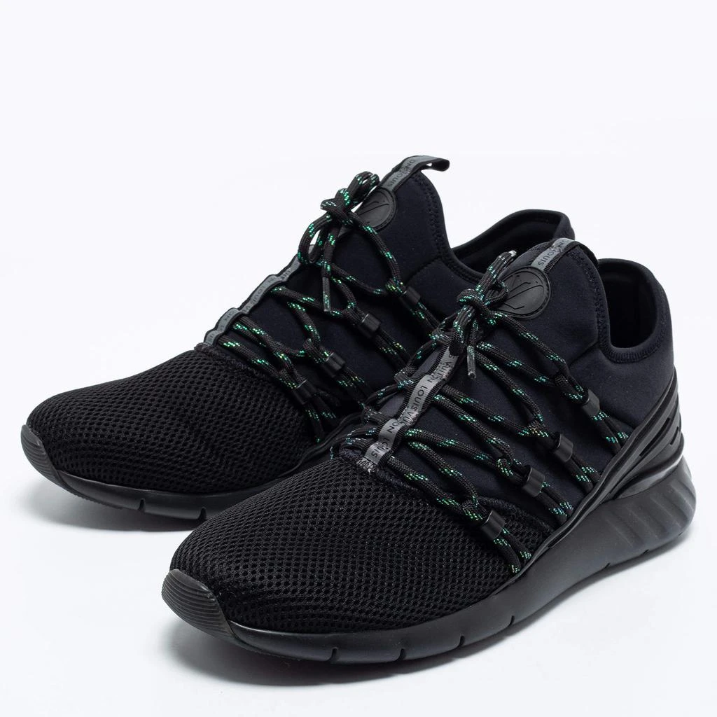 商品[二手商品] Louis Vuitton|Louis Vuitton Black Fabric And Mesh Fastlane Sneakers  Size 41.5 ,价格¥4334,第2张图片详细描述