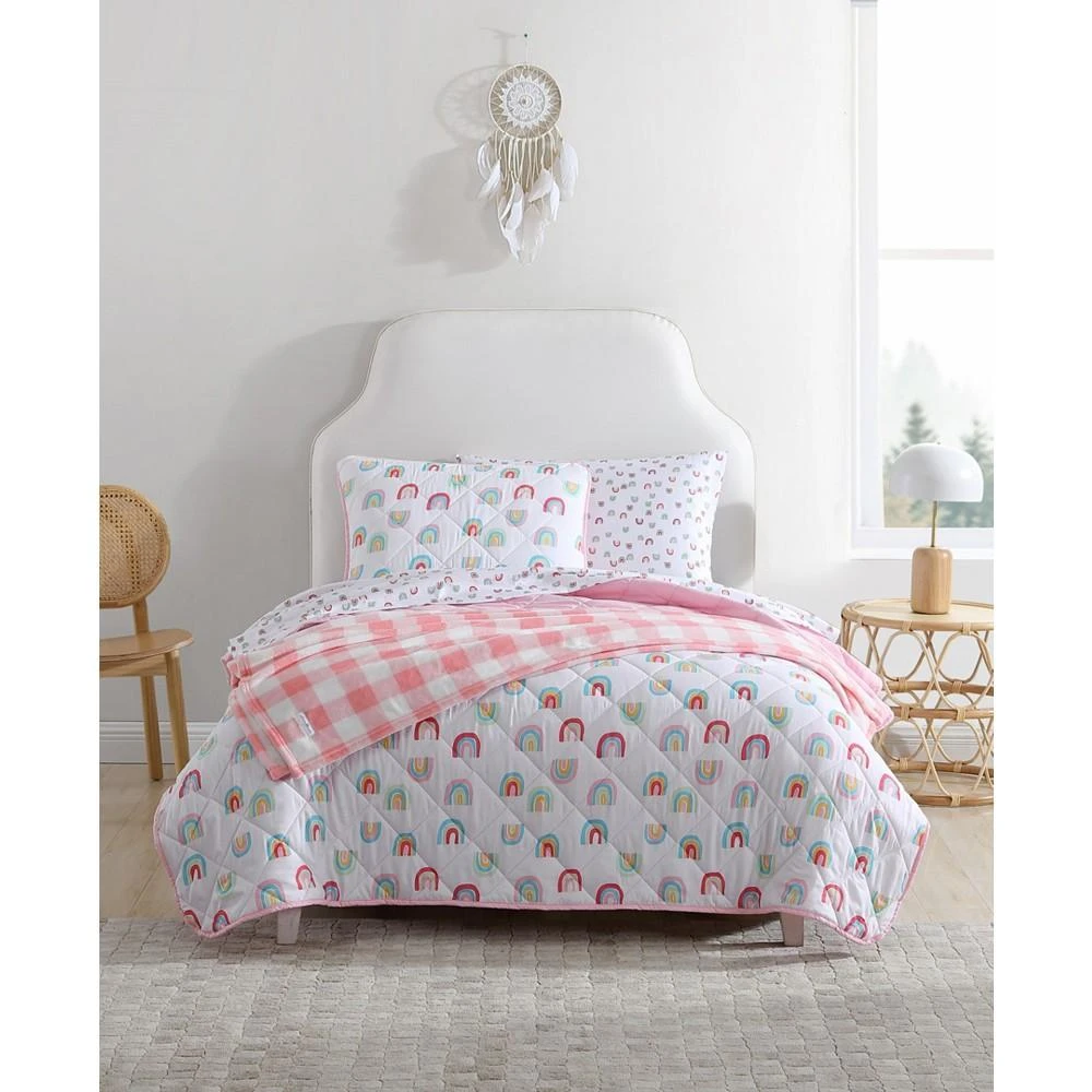 商品Eddie Bauer|CLOSEOUT! Sunnyvale Rainbow Reversible 3 Piece Quilt Set, Full/Queen,价格¥1142,第1张图片