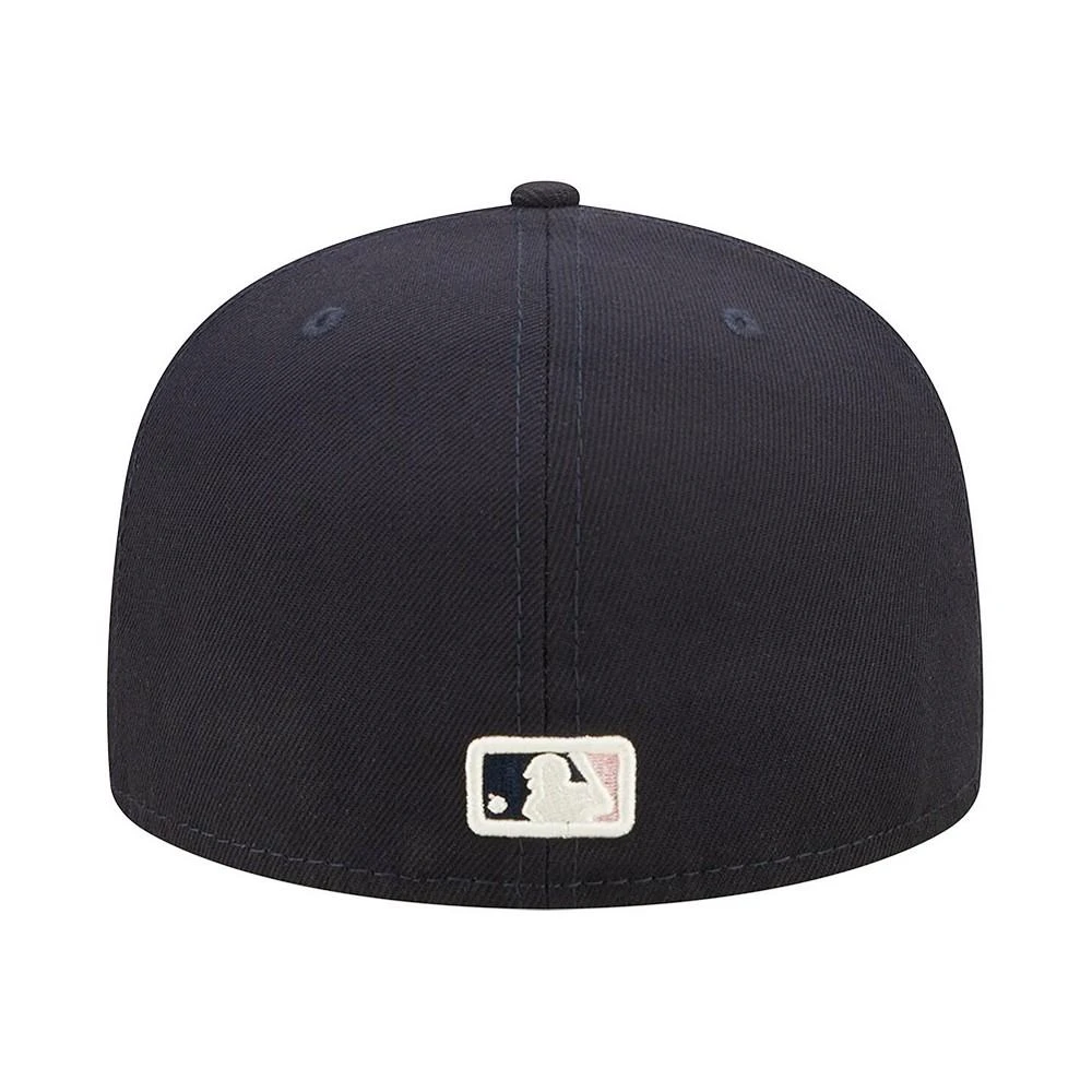 商品New Era|Men's Navy Boston Red Sox Pop Sweatband Undervisor 2004 MLB World Series Cooperstown Collection 59FIFTY Fitted Hat,价格¥356,第3张图片详细描述