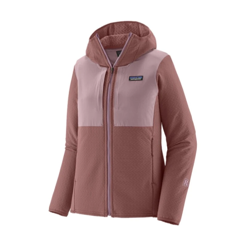 商品Patagonia|PATAGONIA R2 CROSSTRATA 抓绒衣淡紫色聚酯女士夹克,价格¥1943 描述