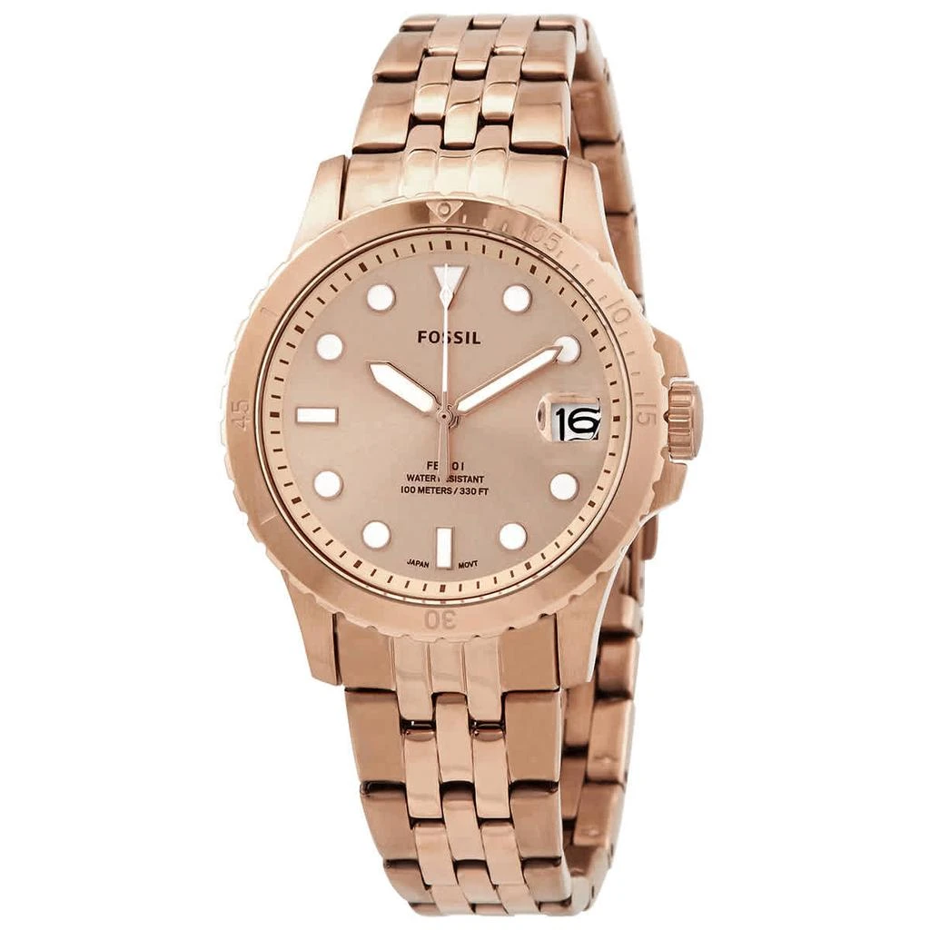 商品Fossil|Quartz Rose Gold Dial Rose Gold-tone Ladies Watch ES4748,价格¥566,第1张图片