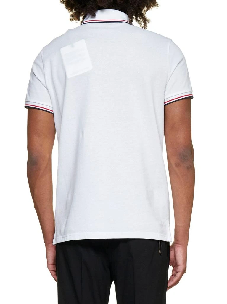 商品Moncler|Moncler Logo Patch Short-Sleeved Polo Shirt,价格¥2679,第4张图片详细描述