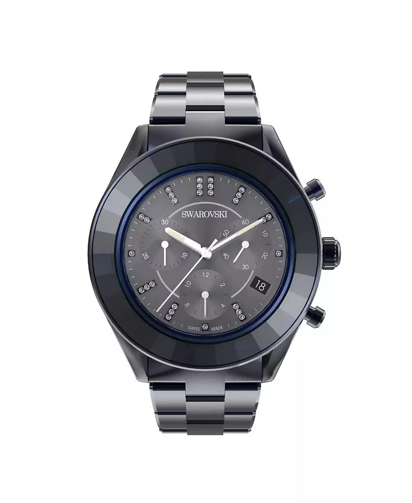 商品Swarovski|Women's Octea Lux Sport Black Physical Vapor Deposition Stainless Steel Bracelet Watch 39mm,价格¥2592,第1张图片