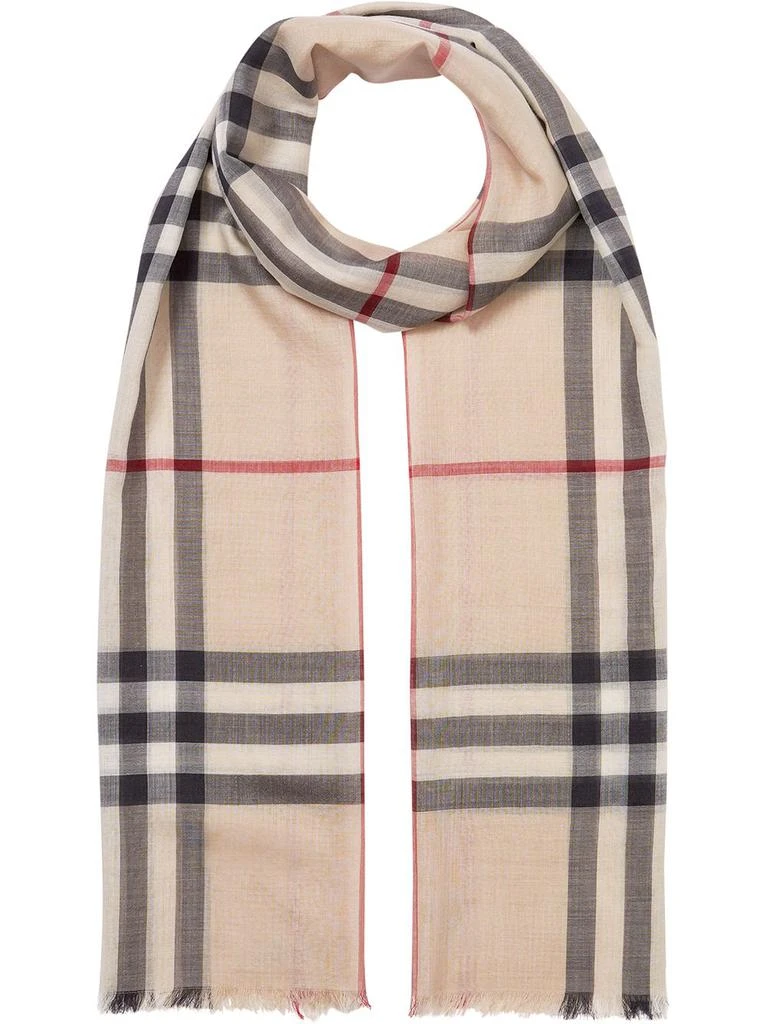 商品Burberry|BURBERRY - Giant Check Wool Scarf,价格¥2735,第1张图片