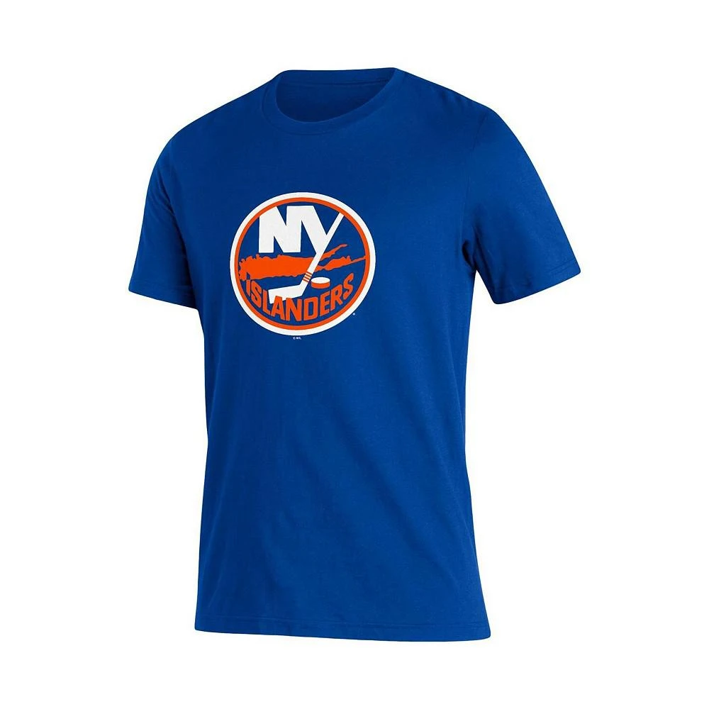 商品Adidas|Men's Mathew Barzal Royal New York Islanders Player Name and Number T-shirt,价格¥188,第2张图片详细描述