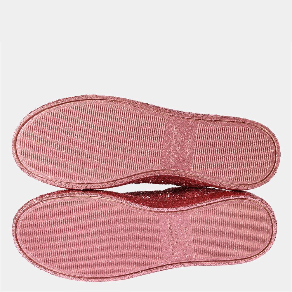 商品[二手商品] Yves Saint Laurent|Saint Laurent Glitter Pink Andy Low Top Sneaker EU 36.5,价格¥3373,第6张图片详细描述