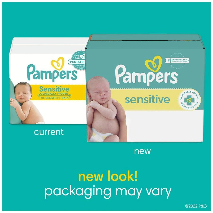 商品Pampers|Baby Wipes, Clinically Proven, Water Based, Hypoallergenic No scent, 1X Flip-Top Packs,价格¥30,第3张图片详细描述