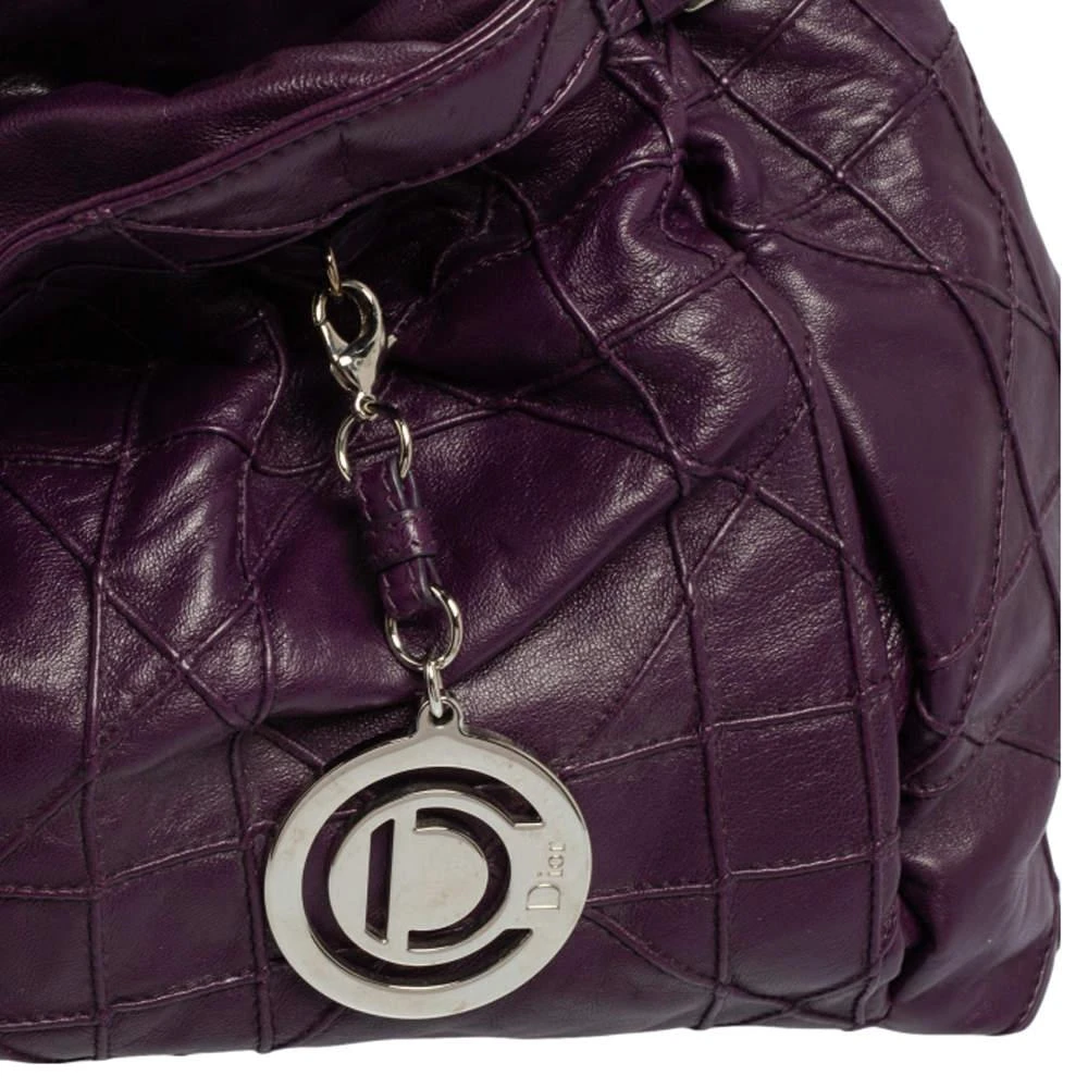 商品[二手商品] Dior|Dior Purple Cannage Leather Le Trente Tote,价格¥4232,第5张图片详细描述