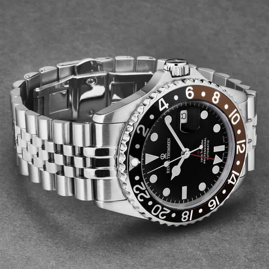 Revue Thommen Diver GMT Automatic Black Dial Mens Watch 17572.2239商品第2张图片规格展示