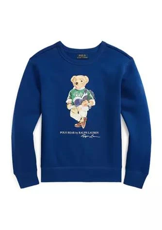 商品Ralph Lauren|Lauren Childrenswear Boys 8 20 Polo Bear Fleece Sweatshirt,价格¥209,第1张图片