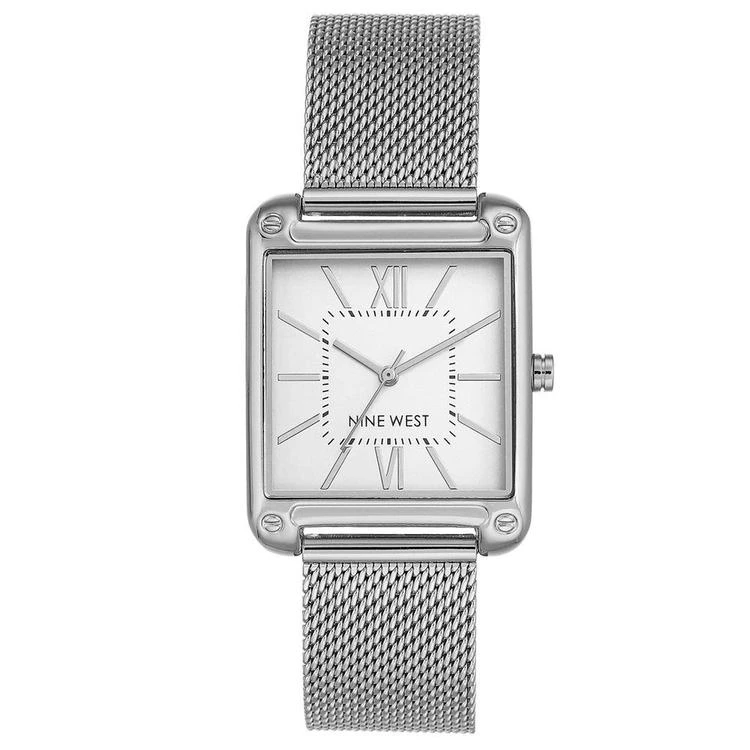 商品Nine West|Women's Stainless Steel Mesh Bracelet Watch 29mm,价格¥379,第1张图片