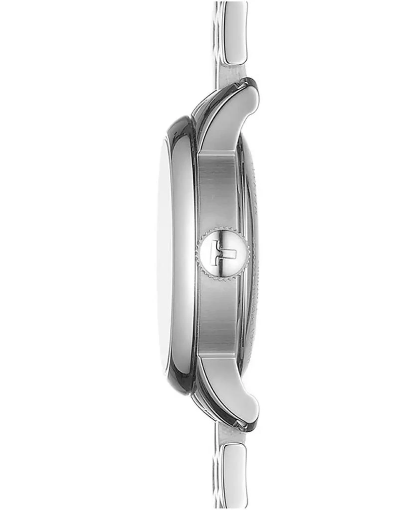 商品Tissot|Women's Swiss Automatic Le Locle Diamond-Accent Stainless Steel Bracelet Watch 29mm,价格¥4605,第4张图片详细描述