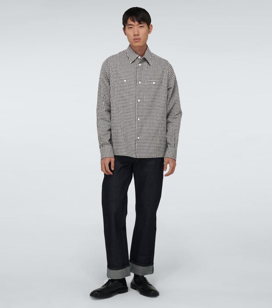 商品Loewe|军旅风口袋格纹衬衫,价格¥4293,第4张图片详细描述