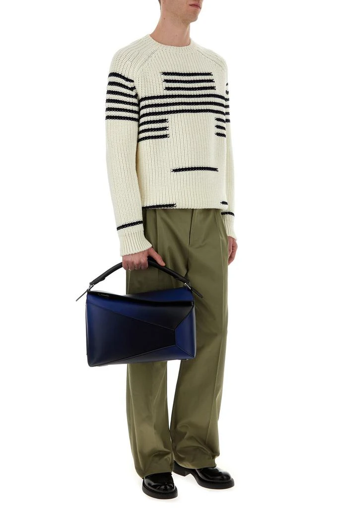 商品Loewe|Two-tone leather large Puzzle handbag,价格¥27842,第4张图片详细描述
