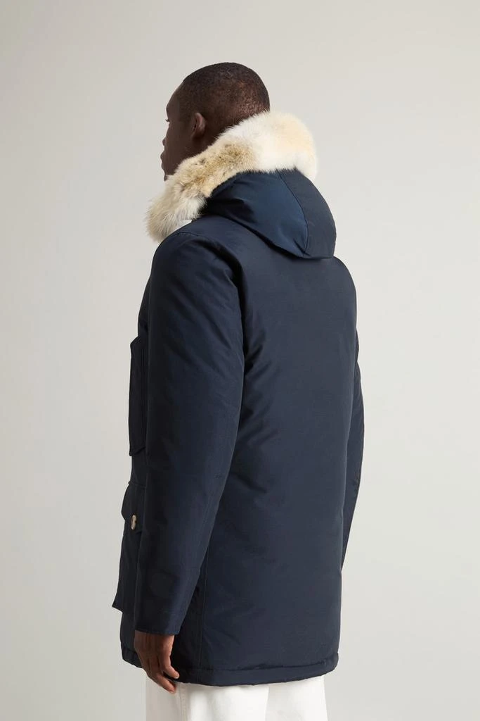 商品Woolrich|Arctic Parka in Ramar Cloth with Detachable Fur Trim - Men - Gray,价格¥4165,第3张图片详细描述